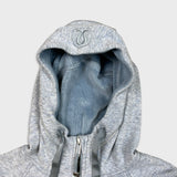 Lululemon Scuba Hoodie Womens Size 8 Blue Plush Sports Full Zip Hooded Sweater