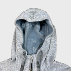 Lululemon Scuba Hoodie Womens Size 8 Blue Plush Sports Full Zip Hooded Sweater