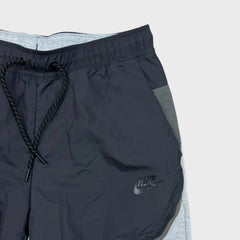 Nike Sportswear Sweatpants Mens Small Gray Tech Fleece Swoosh Taper Leg Jogger