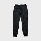 Kappa Track Pants Mens Large Black Lightweight Athletic Taper Leg Gym Jogger