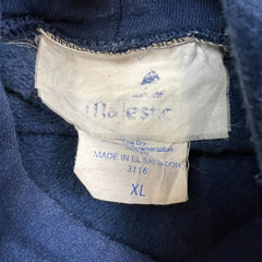 Vintage Majestic New York Yankees Hoodie Mens XL Blue MLB Baseball 90s Pullover