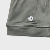 Lululemon It’s Rulu Run Cropped Half Zip Womens Size 6 Green Thumbholes Jacket