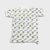 Vintage 90s Pittsburgh Penguins Polo Shirt Mens 2XL White AOP Hockey