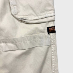 G-Star Raw Pants Mens 30x30 Beige Droner Relaxed Tapered Cargo Utility Trouser