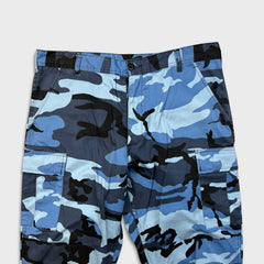 Vintage Y2K Rothco BDU Pants Mens 38x32 Blue Camouflage Military Army Tactical Cargo Trouser