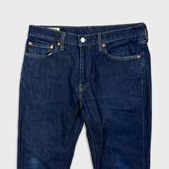 Levi's 511 Jeans Mens 33x32 Blue Slim Fit Mid Rise Dark Wash Stretch Denim Pants