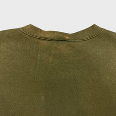 Vintage Y2K Nike Sportswear Sweatshirt Mens Large Green USA Faded Pullover