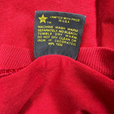 Vintage 1986 Russell Athletic Iditarod Alaska Husky Dog T Shirt Mens XS Red Single Stitch Animal Tee