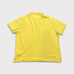 Polo Ralph Lauren Shirt Mens XL Yellow Pony Classic Fit Preppy Short Sleeve