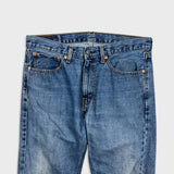 Levi's 505 Jeans Mens 34x30 Blue Regular Fit Straight Leg Medium Wash Denim Pants