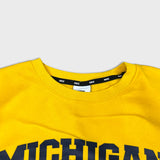 Nike Sportswear Michigan University Sweatshirt Mens XL Yellow Pullover