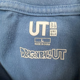 Uniqlo Dragon Ball Z T Shirt Mens Large Blue Trunks Fusion Ha Anime Graphic Tee