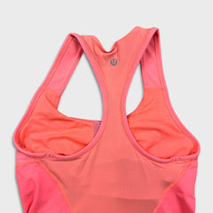 Lululemon Cardio Kick Tank Top Womens Size 6 Pink Luxtreme Athletic Running Yoga