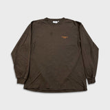 Carhartt WIP Long Sleeve Paisley Tee Buckeye Mens Large Brown Faded Shirt