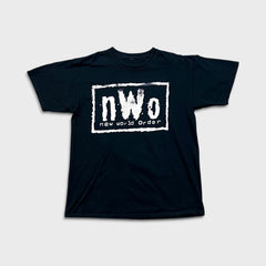 Vintage Y2K NWO New World Order Syxx 6 Ball T Shirt Mens Large Black WCW WWE Tee