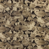 Denim & Supply Ralph Lauren Polo Shirt Mens Medium Brown Snake Print AOP Short Sleeve