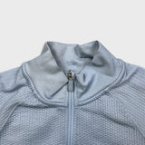 Lululemon Engineered Warmth Sweatshirt Womens Size 12 Blue 1/2 Zip Wool Sweater