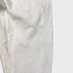 Vertabrae C-2 Sweatpants Mens Medium Beige Spell Out Straight Leg Jogger