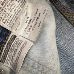 Levi's 505 Jeans Mens 34x30 Blue Regular Fit Straight Leg Medium Wash Denim Pants