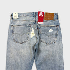 Levis 501 Jeans Mens 32x32 Blue 150th Anniversary Sashiko Boro Patchwork Distressed Denim Pants