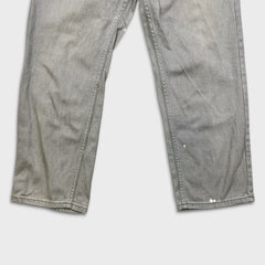 Vintage Akademiks Jeans Mens 34x29 Gray Straight Leg Faded Hip Hop Y2K Pants