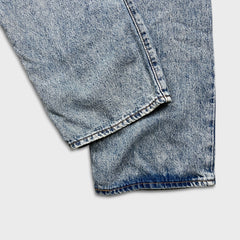 Levi's '94 Baggy Jeans Womens 32x31 Blue Loose Relaxed Fit Distressed Light Wash