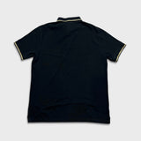 October's Very Own Polo Shirt Mens Large Black Classic OVO Owl Short Sleeve