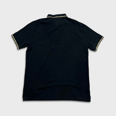 October's Very Own Polo Shirt Mens Large Black Classic OVO Owl Short Sleeve