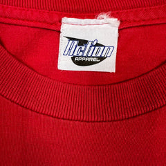 Vintage Y2K Today Is Not Your Day T Shirt Mens Large Red Faded Novelty Funny Tee