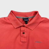 Patagonia Shirt Mens Large Pink Organic Casual Preppy Pique Short Sleeve
