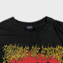 Vintage 2000 Cradle of The Filth Shirt Mens XL Black Speak To The Hand Band Tee