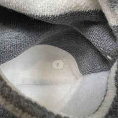 Lululemon Scuba Hoodie Womens Size 8 Gray Striped Full Zip Hooded Sweater