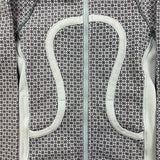 Lululemon Scuba Hoodie Womens Size 2 Gray Full Zip Sports Hooded Sweater