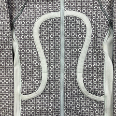 Lululemon Scuba Hoodie Womens Size 2 Gray Full Zip Sports Hooded Sweater