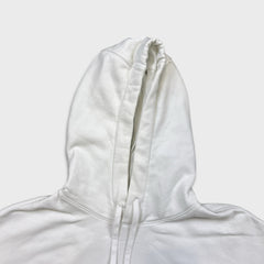 Nike Sportswear Hoodie Mens XL White Swoosh Fleece Pullover Hooded Sweatshirt