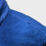 Vintage 90s Patagonia Synchilla Fleece Mens Medium Blue USA Full Zip Jacket