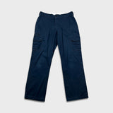 Dickies Pants Mens 34x32 Blue Regular Straight Workwear Fade Chino Cargo Trouser