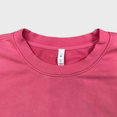 Lululemon Perfectly Oversized Crew Womens Size 12 Pink Faded Pullover Sweatshirt
