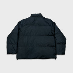 Tommy Hilfiger Jacket Mens Large Black Flag Outdoor Full Zip Puffer Down Coat