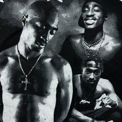 Tupac Shakur T Shirt Mens Large Black Me Against The World Graphic Rap Tee