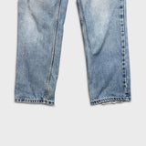 Vintage Y2K Levi's 516 Jeans Mens 34x30 Blue Slim Straight Leg Faded Light Wash Denim Pants