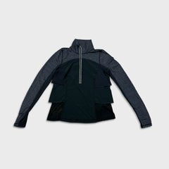 Lululemon Sun Runner Hybrid Pullover Womens Size 6 Black 1/2 Zip Sports Activewear Jacket