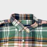 Polo Ralph Lauren Plaid Shirt Mens XL Green Button Up Preppy Long Sleeve