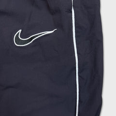 Nike Sportswear Track Pants Mens Medium Gray Swoosh Straight Leg Athletic