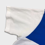 Lacoste x Andy Roddick Polo Shirt Mens XL Blue Color Block Tennis Short Sleeve