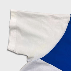 Lacoste x Andy Roddick Polo Shirt Mens XL Blue Color Block Tennis Short Sleeve