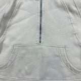 Lululemon Scuba Oversized 1/2 Zip Hoodie Womens Medium White Hooded Sweater