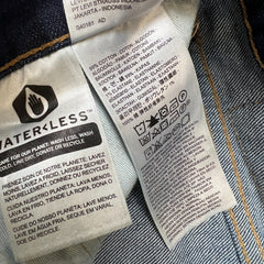 Levi's 510 Skinny Jeans Mens 31x34 Blue Dark Wash Stretch Mid Rise Tapered Leg Denim Pants