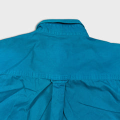 Vintage 90s Chaps Ralph Lauren Shirt Mens Large Blue Faded Casual Button Up