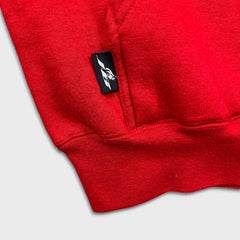 Vintage 90s Johnny Blaze Hoodie Mens Medium Red Hip Hop Hooded Sweater